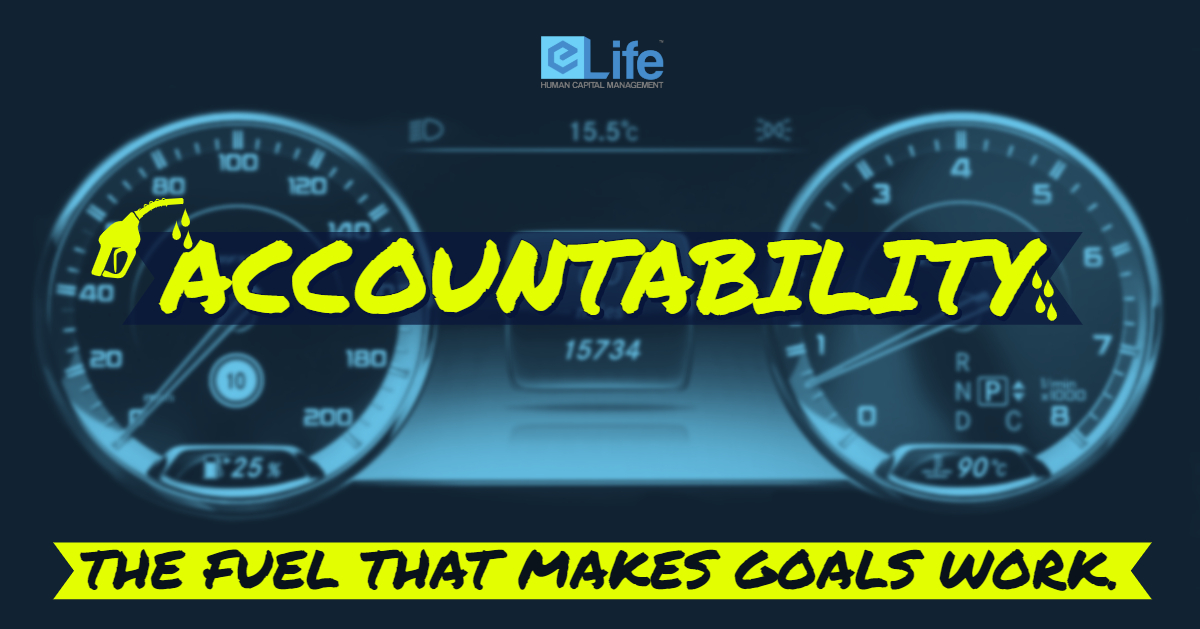 Accountability - The fuel that makes Goals work.